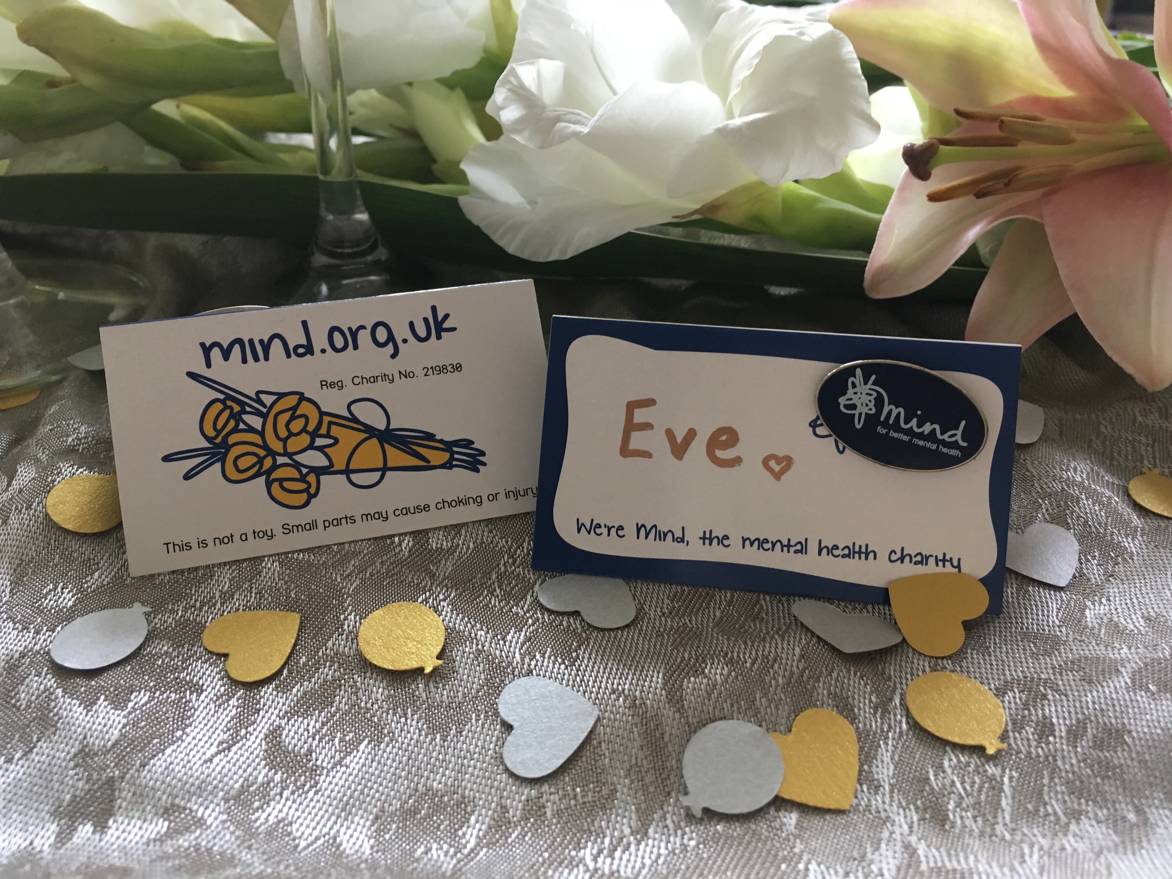 Wedding Favours Charity Favour Cards Charity Favours Table 