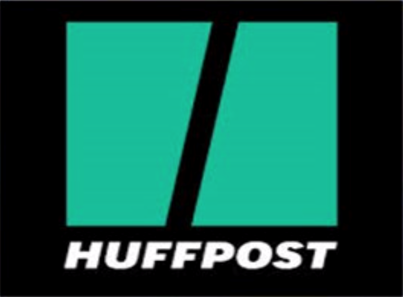 HuffPost logo in black and green