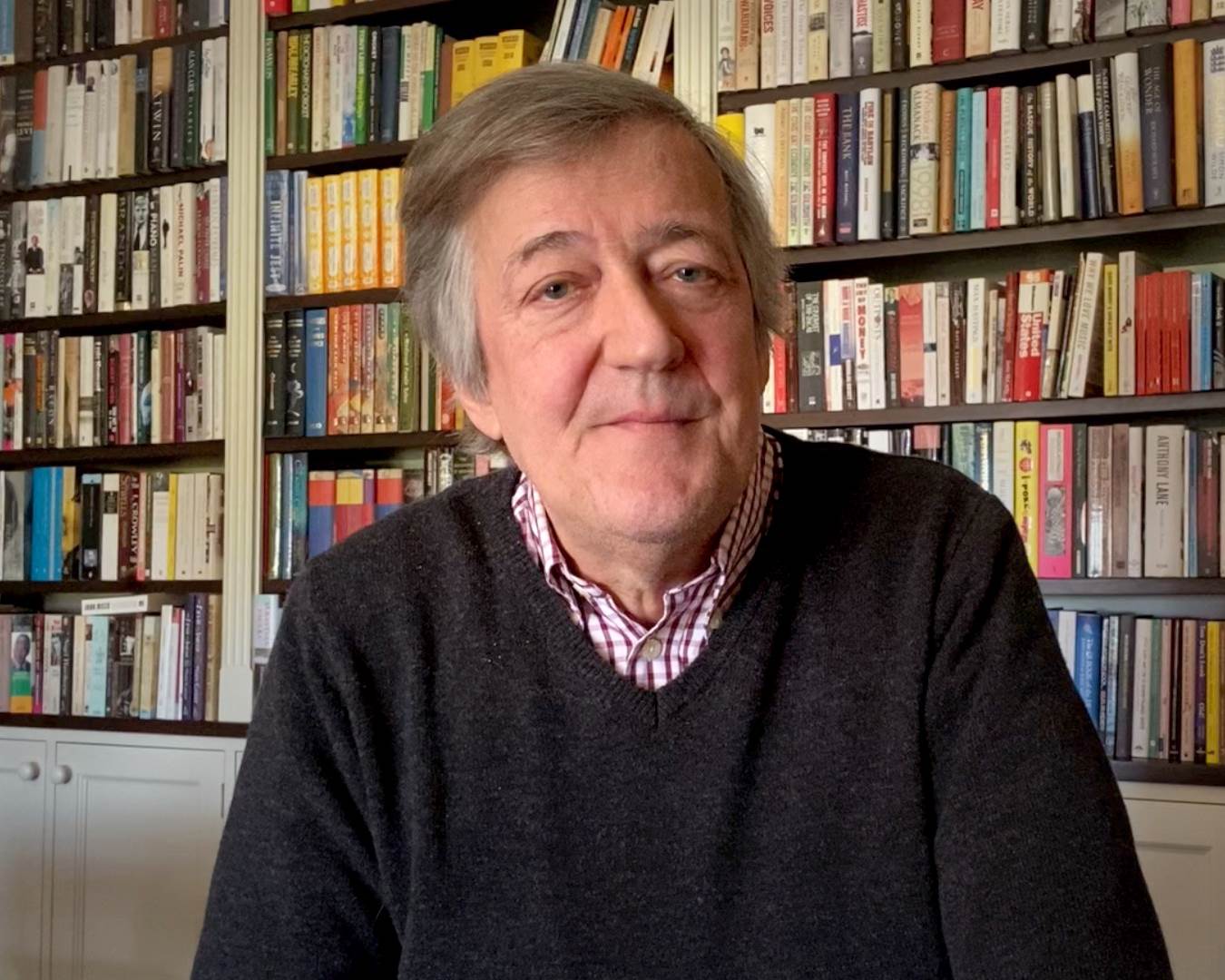 Portrait of Mind's president Stephen Fry 