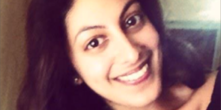 female smiling