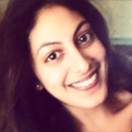 female smiling