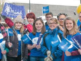 Group of happy fundraisers