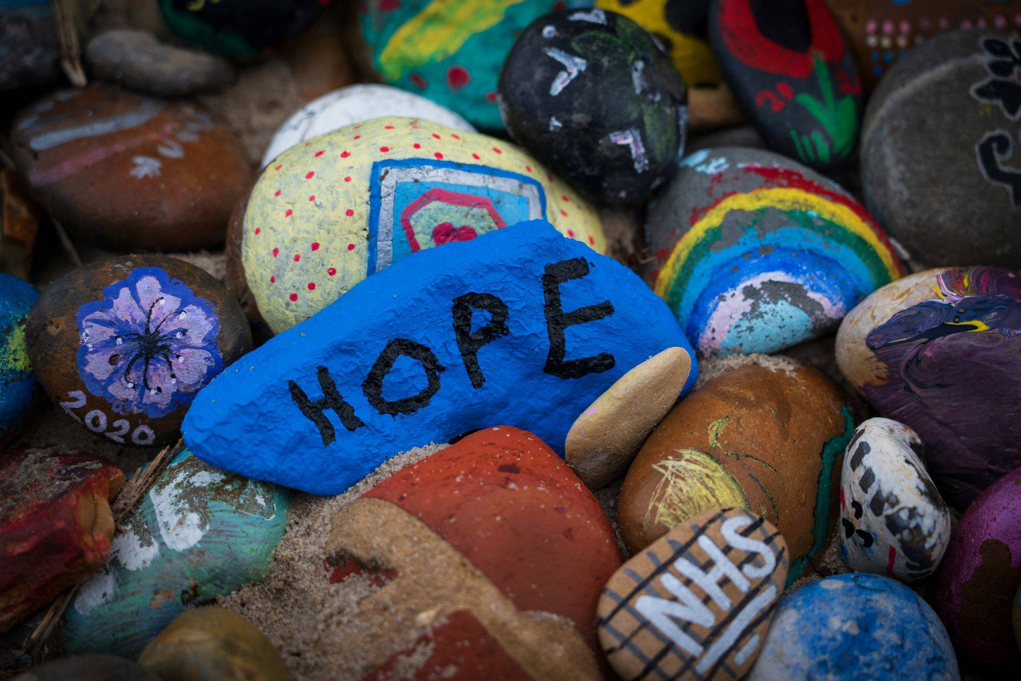 Painted pebbles