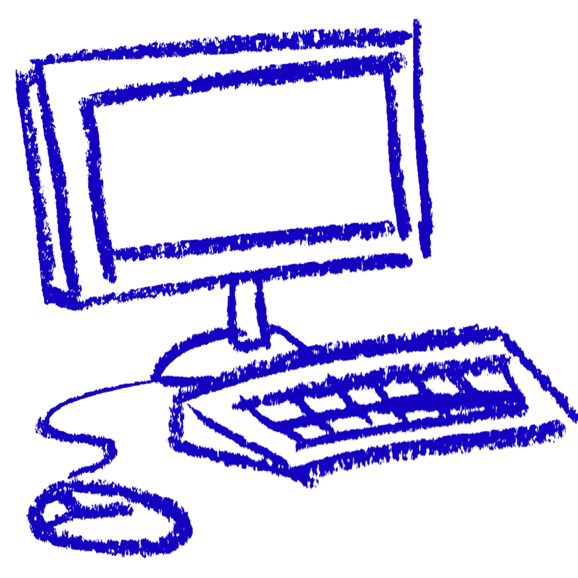 Computer illustration blue 