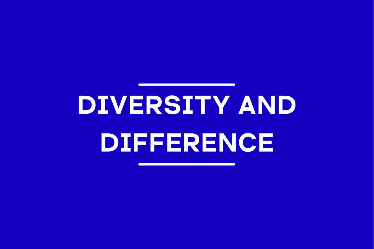 Diversity and difference