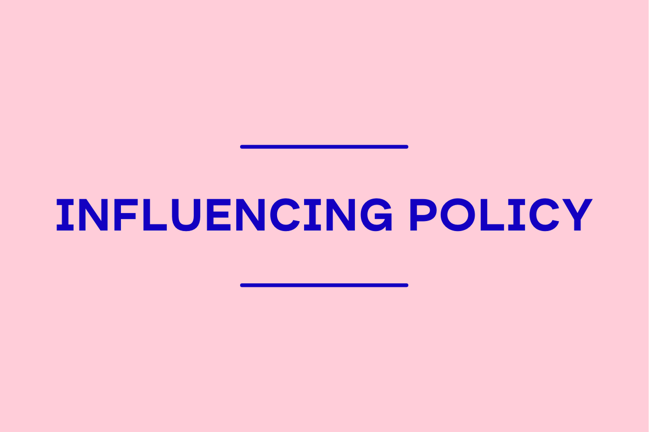Influencing policy
