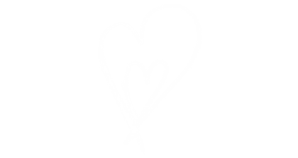 Illustration White Hearts - for use in dynamic content blocks only