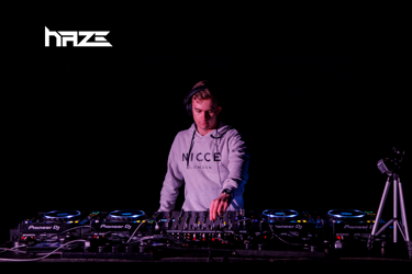 A DJ performing a live stream event