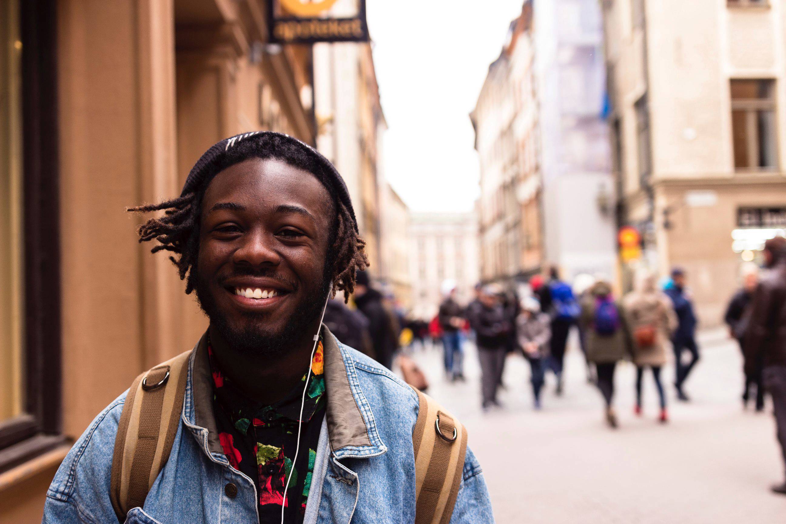 Person smiling at camera