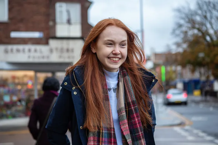 Media volunteer Catherine