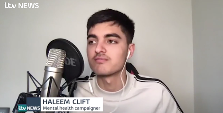 Media volunteer Haleem, in an interview for ITV News