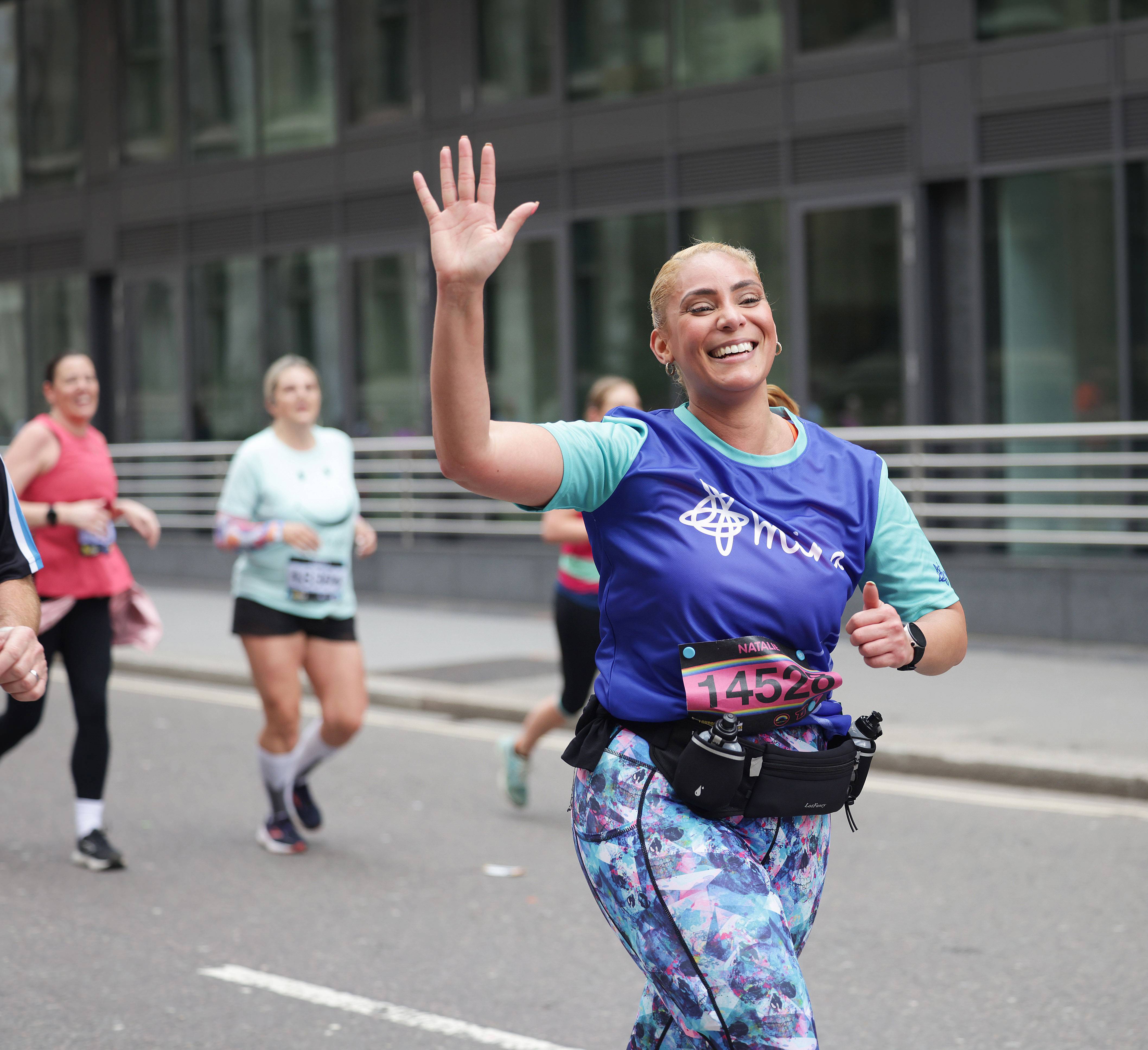 Runner in London Landmarks half marathon